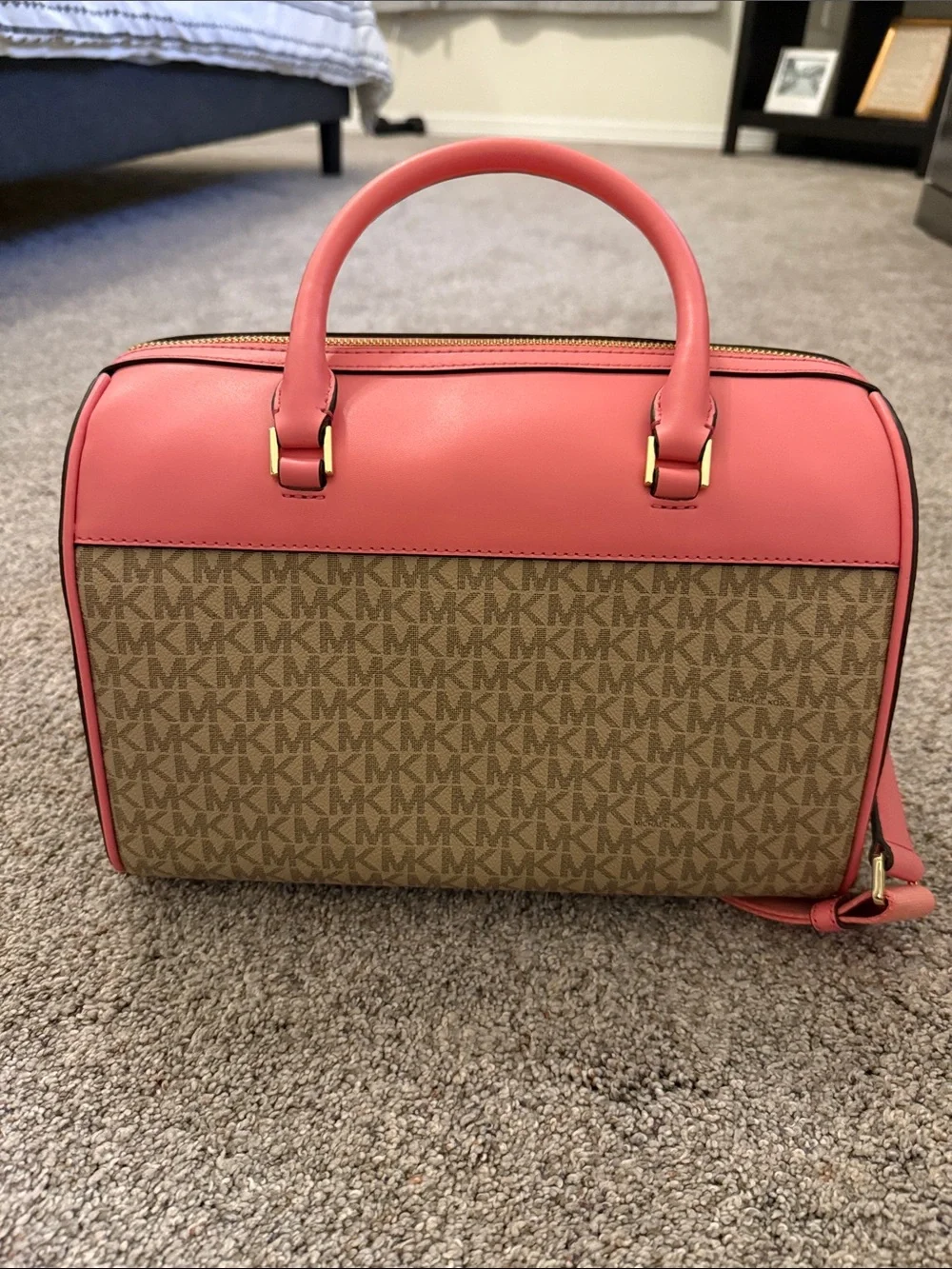 Michael Kors Jet Set Travel Medium Duffle Satchel